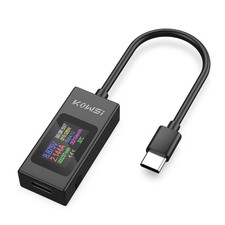 YEREADW Tester USB C Multimetro Digitale 4-30V 0-6.5A USB Voltmetro Volt