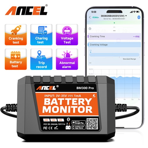 Ancel bm300 pro battery - ancel,