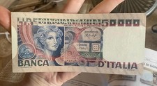 50000 LIRE VOLTO DI DONNA 12.06.78 TRE DECRETI MOLTO RARA R3 FIOR DI STAMPA