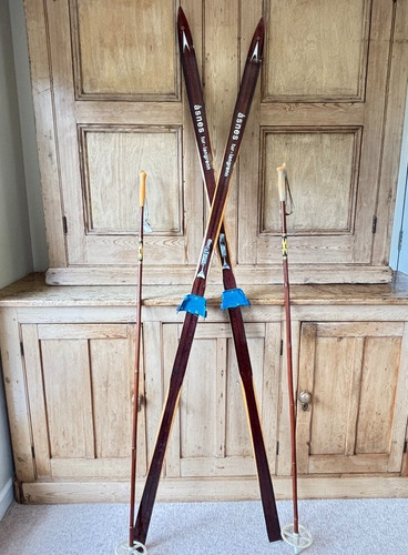 Sci vintage legno - sci, in