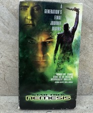 Star Trek Nemesis VHS Movie