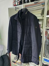 CAPPOTTO BLU NAVY MONTECORE PURA LANA VERGINE