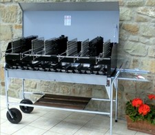Barbecue a carbone, cottura verticale - F.i.b modello Company - Professionale