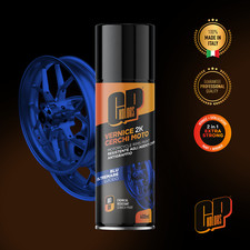 Vernice Cerchi Moto Spray 2K BLU OLTREMARE LUCIDO | Chemical & Scratch Resistant