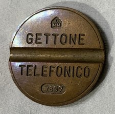 GETTONE TELEFONICO  con  zecca