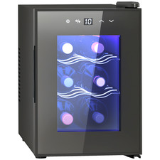 HOMCOM Mini Frigo per Vino, 6