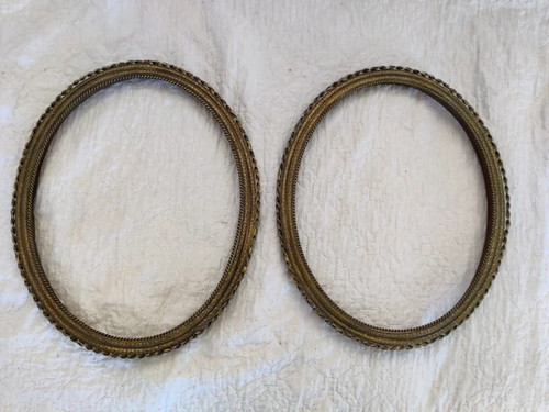 Coppia cornici metallo - coppia,
