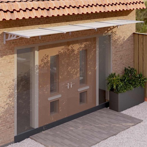 Tettoia per porta - tettoia, e