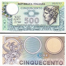 Italia 500 Lire 1979, aUNC