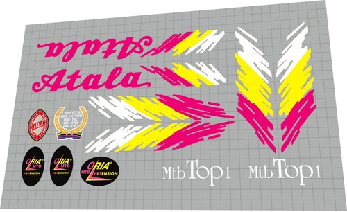 Set decalcomanie magenta atala - set,