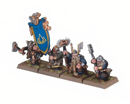 Dwarf warriors dwarfen - 4x,