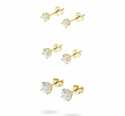 Orecchini argento gold - orecchini, oro