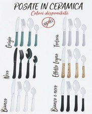 Set posaterie in ceramica - pz,