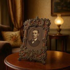 Antico Ritratto Vittoriano In