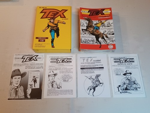 Gli albi tex - colori, prima