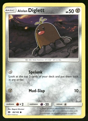 Alolan diglett 149 - alolan, 86/149