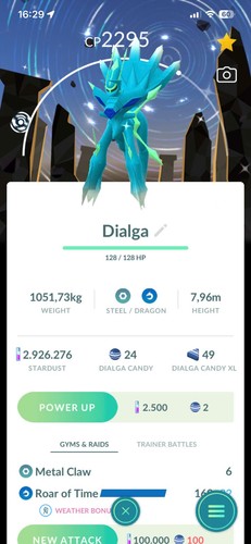 Pogo shiny dialga have - o,
