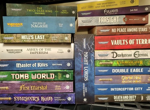 Lotto libri warhammer black - warhammer,