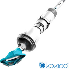 Kokido ASPIRATORE PULITORE per PISCINA FUORITERRA a BATTERIA RICARIBILE Telsa 2