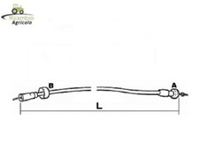 CAVO FILO CONTAGIRI CONTAORE SAME LAMBORGHINI L.990m 0.172.7450.0