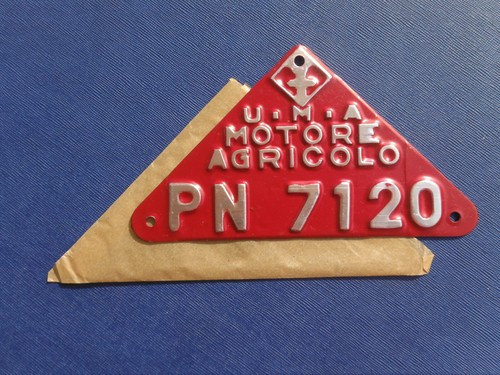 Targa vecchia macchina - targa, di