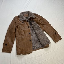 Giacca di pelle sherpa