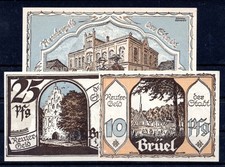 Bruel 3 banconote denaro di emergenza .................................................2/29870