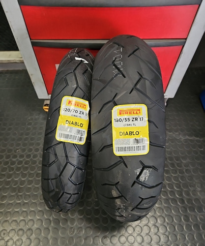 Coppia gomme moto nuove - gomme,