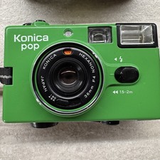 Konica pop green 35mm - konica,