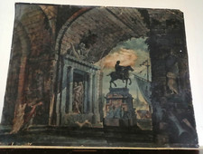 Antico dipinto tempera cartone