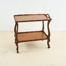 carrello in legno filettato porta vivande vintage