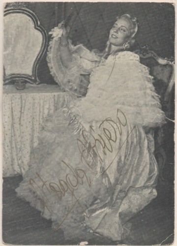 Autografo magda olivero - autografo,