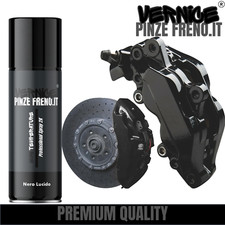 VERNICE SPRAY 2K PER PINZE FRENI NERO LUCIDO ALTA TEMPERATURA AUTO MOTO