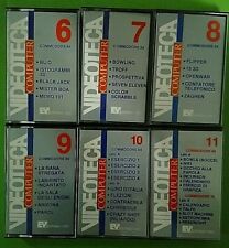 6 Cassette di Giochi e Programmi per il Commodore C64