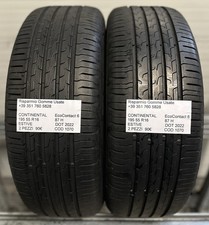 2 PNEUMATICI USATI CONTINENTAL ECO CONTACT 6 ESTIVE  195 55 R16  87 H  DOT 2022