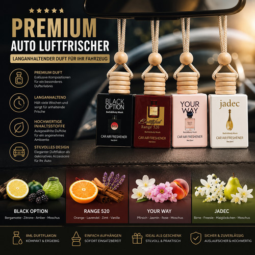 Profumo deodorante auto