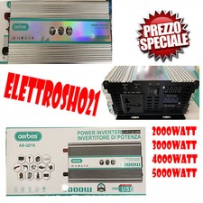 INVERTER 5000W4000W3000W2000W INVERTER 12V 220V REMOTO ONDA SINUSOIDALE 1/2/3kw