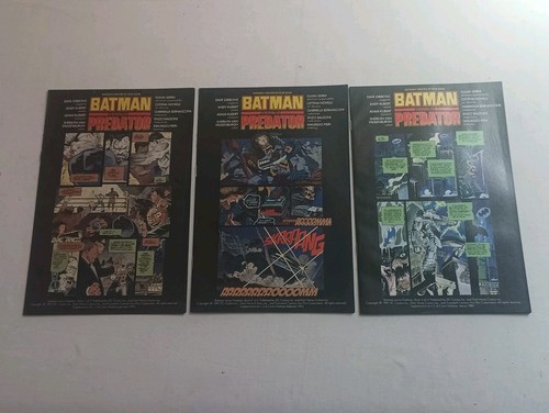 Batman versus predator 3 - predator, 1-2-3