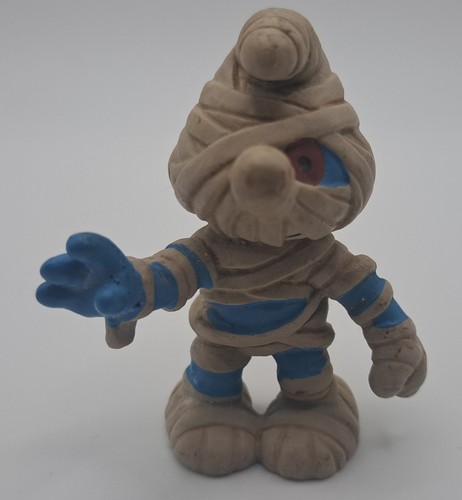 Mummy smurf halloween figure - halloween,