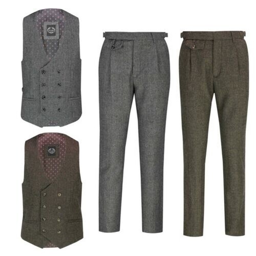 Hommes gris marron - gris,