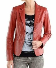 Blazer elegante donna rosso