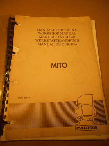 Manuale officina cagiva mito - manuale,
