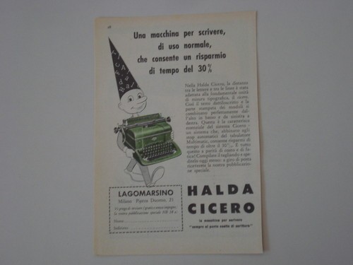 Advertising pubblicità 1956 - pubblicità,