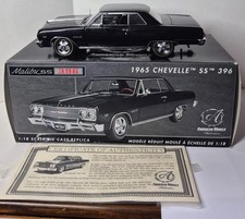 1965 Chevelle Malibu SS 396 American Muscle Diecast 1:18 auto - nero