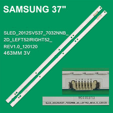 KIT 2 BARRE STRIP 52 LED TV SAMSUNG 2012SVS37-7032NNB-2D-LEFT/RIGHT UE37ES5500P