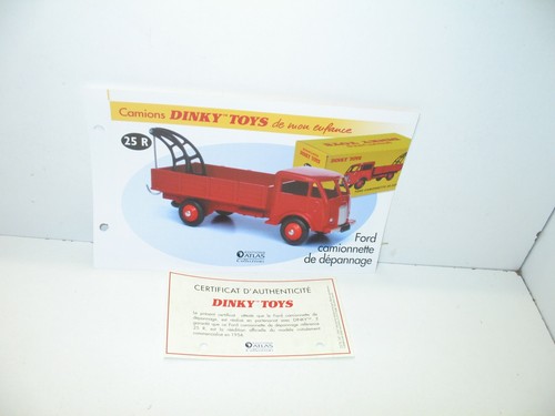 Spina certif dinky toys - 1, +