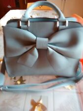 borsa borsetta elegante azzurra NUOVA MAI USATA