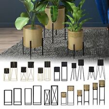 Set supporto piante porta fiori vasi sostegno metallo nero fioriera a tua scelta