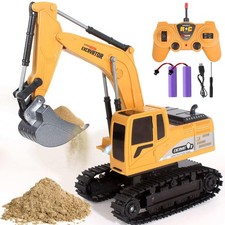 Jiakora Escavatore Telecomandato per Bambini, Escavatori Radiocomandato con Spal