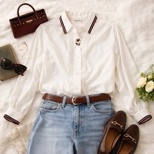 Camicia bianca vintage taglia